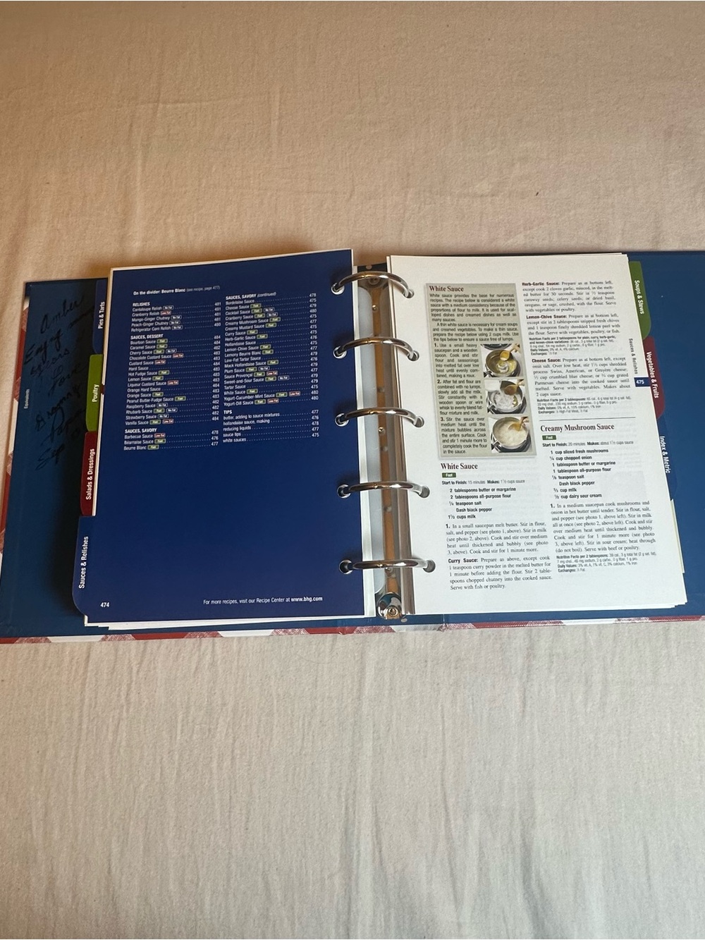 Vintage 12th Edition Better Homes And Gardens Binder New Cookbook 2003 - Picture 9 of 11